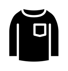 Long Sleeve Shirt Boy Baby Cloth Glyph Icon