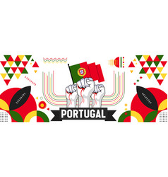 Portugal National Or Independence Day Banner