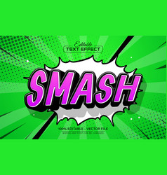 Smash Pop Art Cartoon Comic Style Text Effect