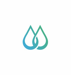 Two Drops Water Logo