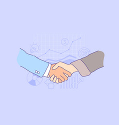 Business Handshake Finishing Deal And Greeting