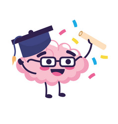 Graduate Brain With Diploma