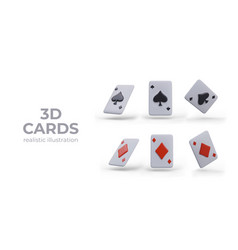 Poker Playing Cards With Symbols Object For Board