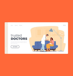 Family Doctor Baby Checkup Landing Page Template