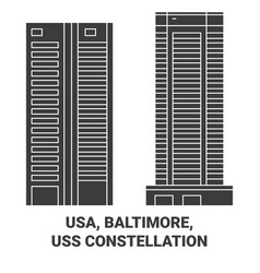 Usa Baltimore Uss Constellation Travel Landmark