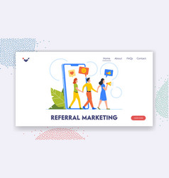 Referral Marketing Landing Page Template Program