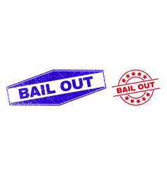 Bail Out Distress Stamp Seals In Round