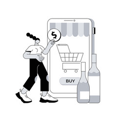 Alcohol E-commerce Abstract Concept