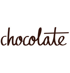 Chocolate Lettering Font