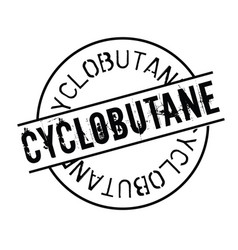 Cyclobutane Stamp On White