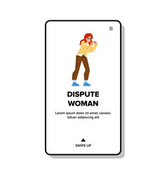 Dispute Woman