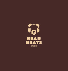 Bear Beats Logo Template