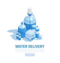 Isometric Water Delivery Background