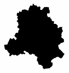 Delhi Silhouette Map