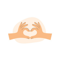 Heart Hand Emoji Sign