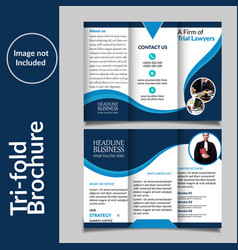 Law Firm Tri Fold Brochure Template Design