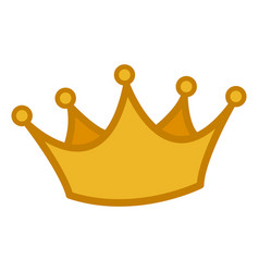 Yellow Cartoon Crown Of Royal