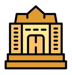 Digital School Icon Flat