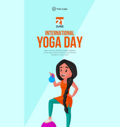 International Yoga Day Portrait Template