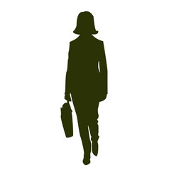 Businesswoman Walking Silhouette 3