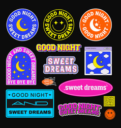 Collection Good Night And Sweet Dreams Badges