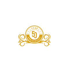 50 Years Anniversary Logo Template