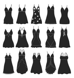 Negligee Black Set Icon