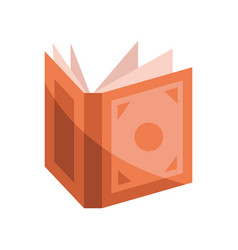 Orange Text Book Library