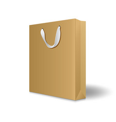 Blank Brown Kraft Paper Shopping Bag Or Gift