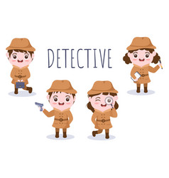 Children Cartoon Private Investigator