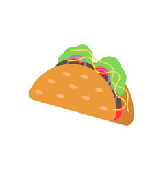 Mexican Food Taco Icon Design