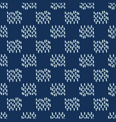 Square Motif Sashiko Style Japanese Needlework