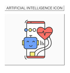 Ai In Healthcare Color Icon