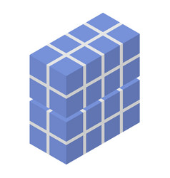 Stack Air Parcel Icon Isometric Style