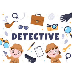 Children Cartoon Private Investigator