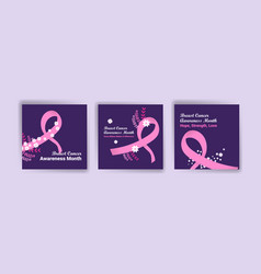 Social Media Post Template For Breast Cancer