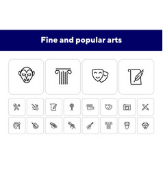 Fine And Popular Arts Icons