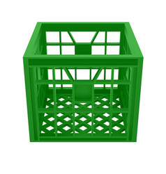 Green Plastic Crate