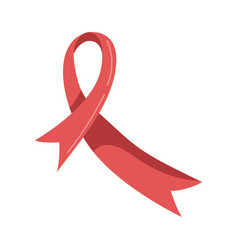 Aids Red Ribbon Emblem