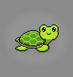 8 Bit Pixel Turtle Animal Pixels