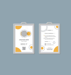 General Business Id Card Abstract Template