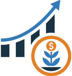 Grow Money Plant Payment Icon Editable Logo