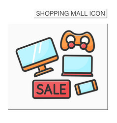 Electronics Store Color Icon