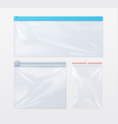 Plastic Bag With Zip Locker Mockup