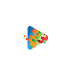 Video Logo Play Colorful Web Design