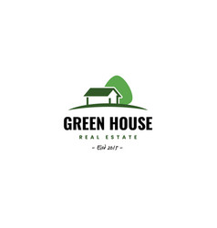 Free Green Home Logo Template Design