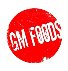 Gm Foods Rubber Stamp