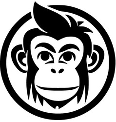 Monkey - Minimalist And Flat Logo