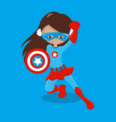 Superhero Girl Brown Capitan 13