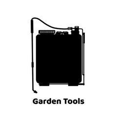 Garden Chemistry Sprayer Icon Flat Style